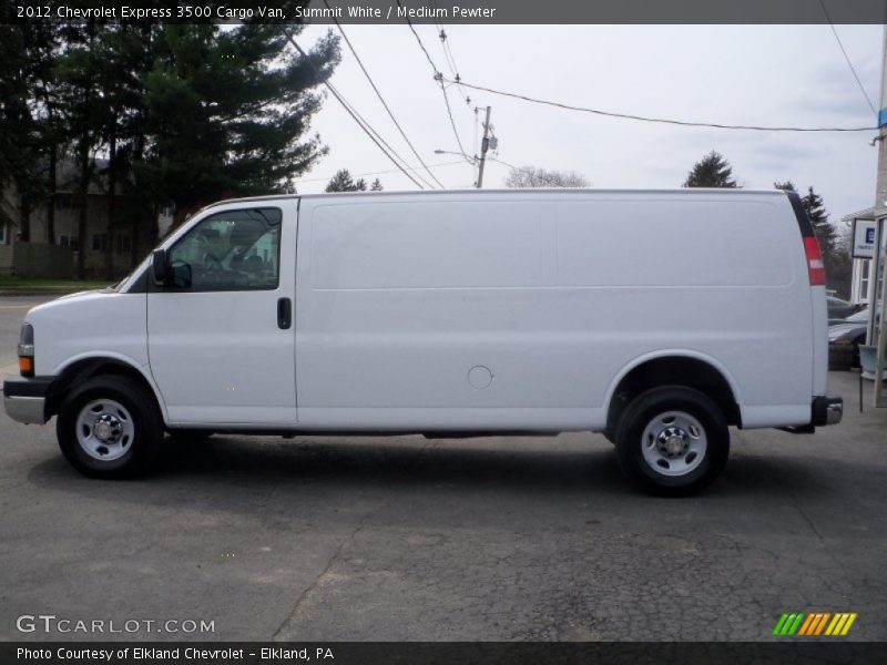 Summit White / Medium Pewter 2012 Chevrolet Express 3500 Cargo Van