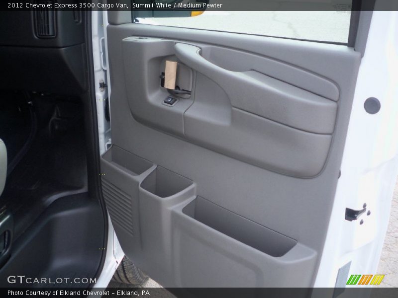 Summit White / Medium Pewter 2012 Chevrolet Express 3500 Cargo Van