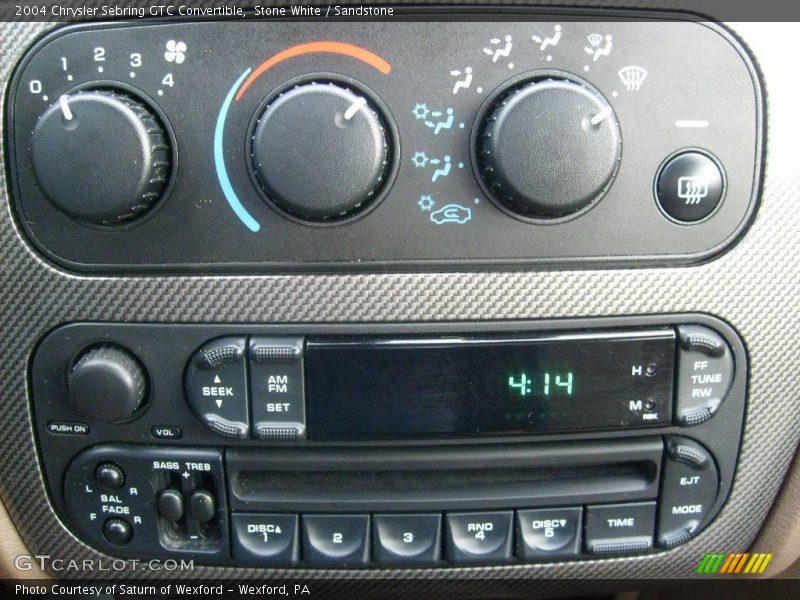 Stone White / Sandstone 2004 Chrysler Sebring GTC Convertible