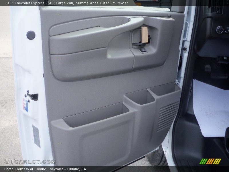 Summit White / Medium Pewter 2012 Chevrolet Express 3500 Cargo Van