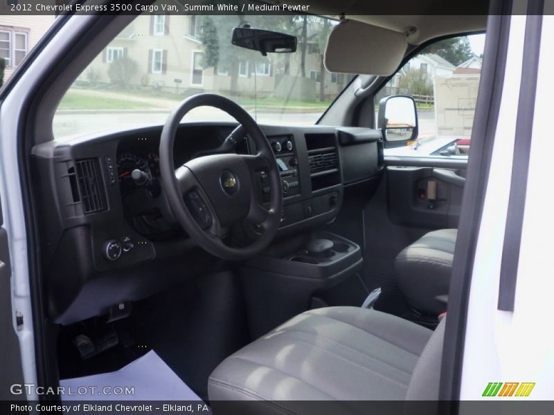Summit White / Medium Pewter 2012 Chevrolet Express 3500 Cargo Van