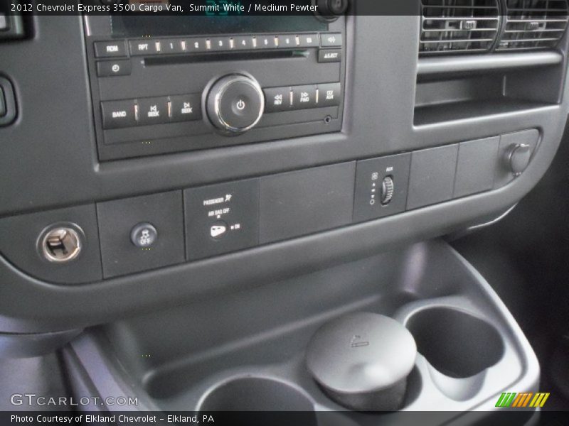 Summit White / Medium Pewter 2012 Chevrolet Express 3500 Cargo Van