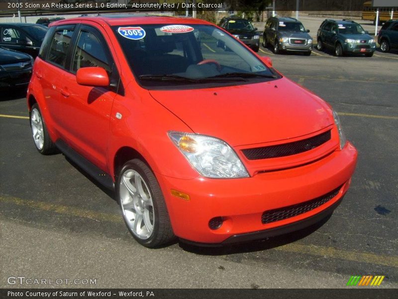 Absolutely Red / Dark Charcoal 2005 Scion xA Release Series 1.0 Edition