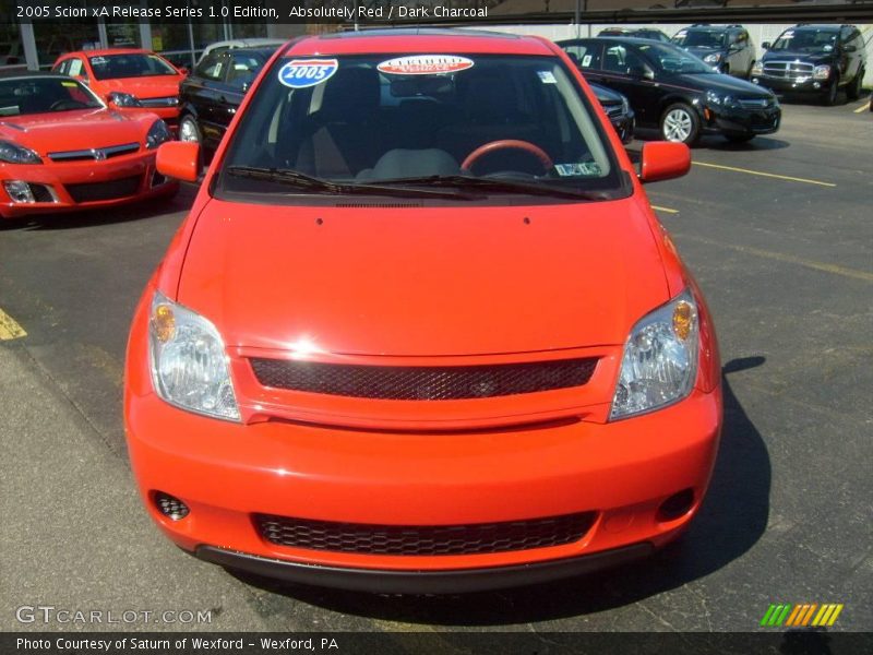 Absolutely Red / Dark Charcoal 2005 Scion xA Release Series 1.0 Edition