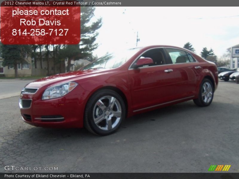 Crystal Red Tintcoat / Cocoa/Cashmere 2012 Chevrolet Malibu LT