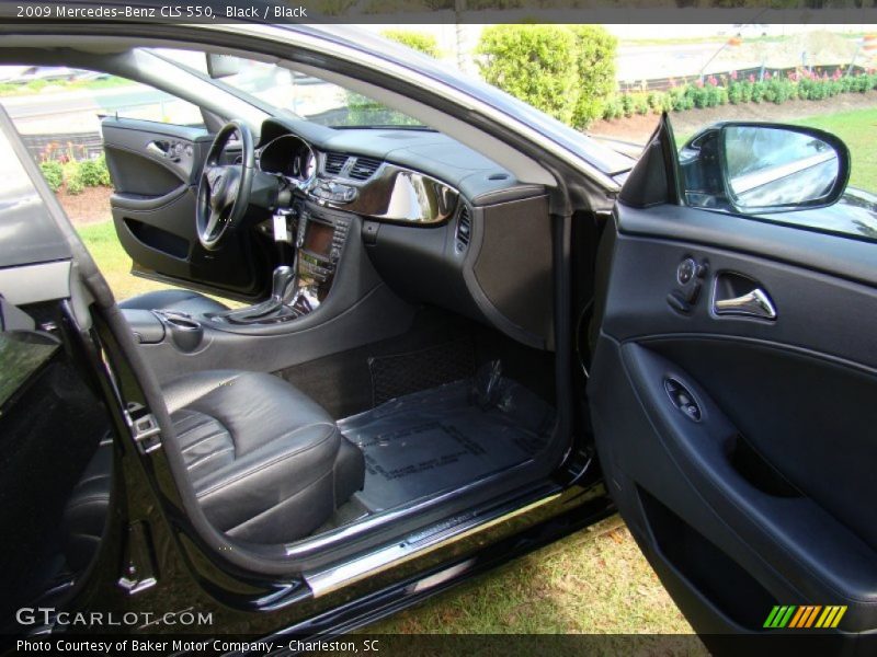 Black / Black 2009 Mercedes-Benz CLS 550