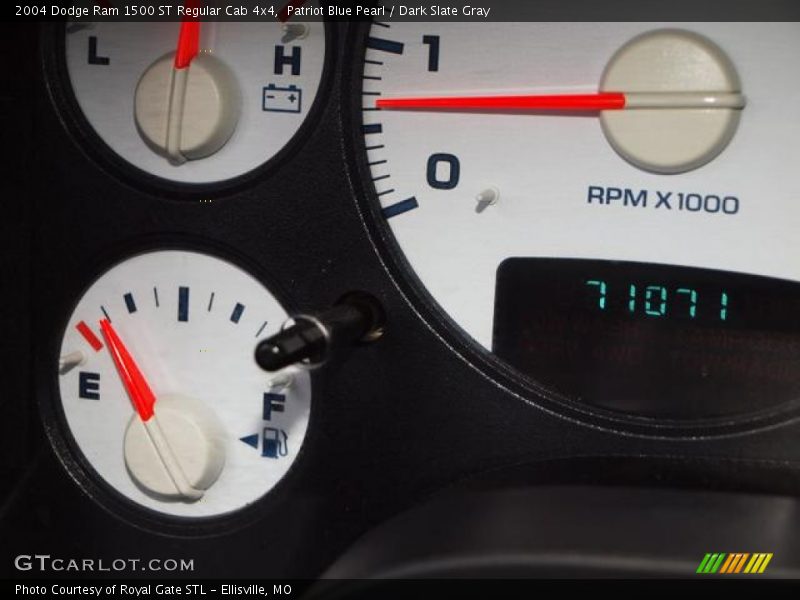 Patriot Blue Pearl / Dark Slate Gray 2004 Dodge Ram 1500 ST Regular Cab 4x4