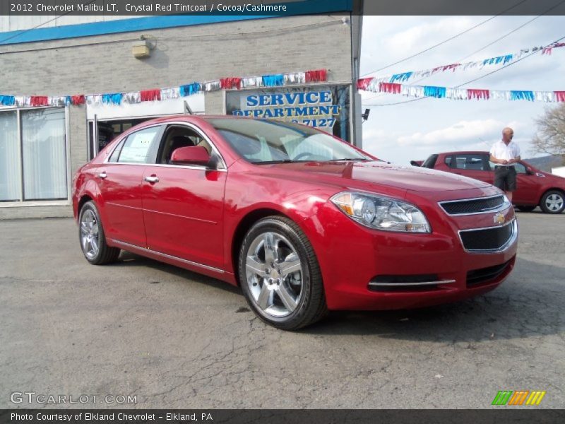 Crystal Red Tintcoat / Cocoa/Cashmere 2012 Chevrolet Malibu LT