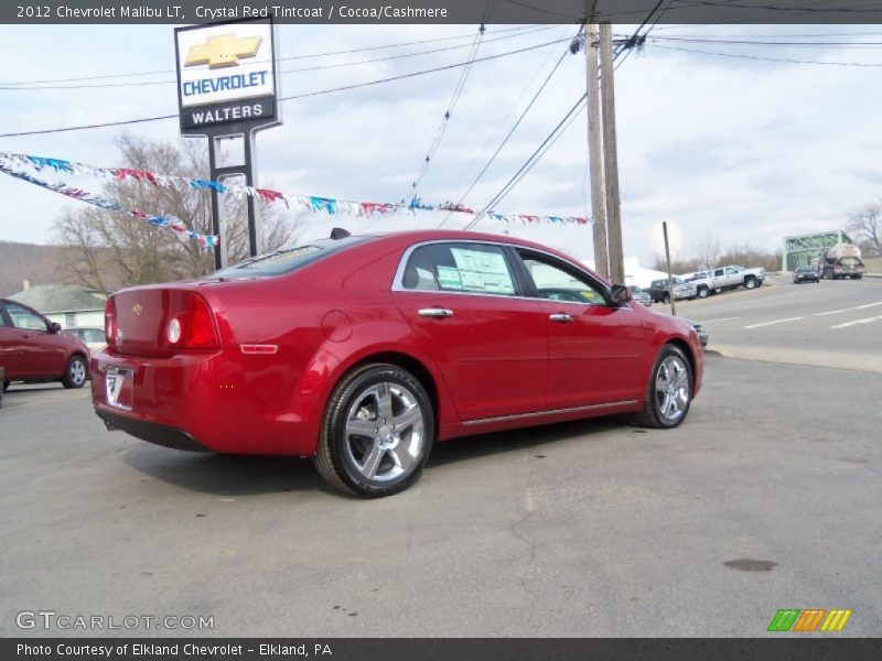 Crystal Red Tintcoat / Cocoa/Cashmere 2012 Chevrolet Malibu LT
