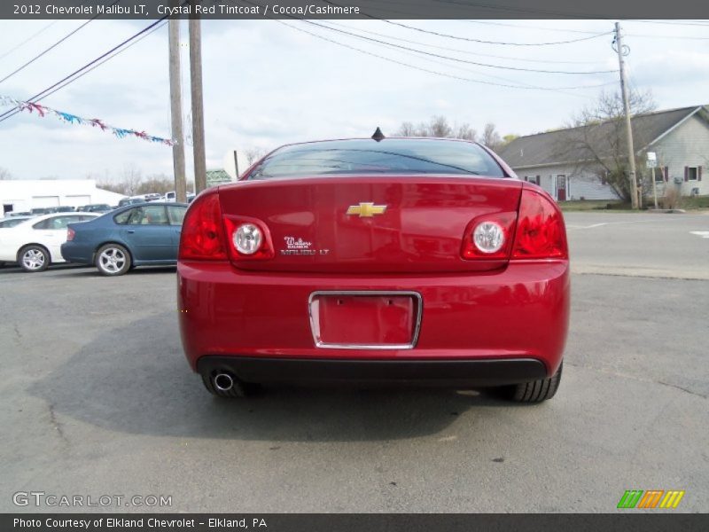 Crystal Red Tintcoat / Cocoa/Cashmere 2012 Chevrolet Malibu LT