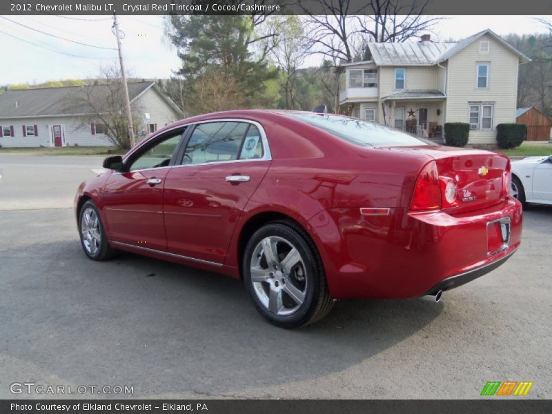 Crystal Red Tintcoat / Cocoa/Cashmere 2012 Chevrolet Malibu LT