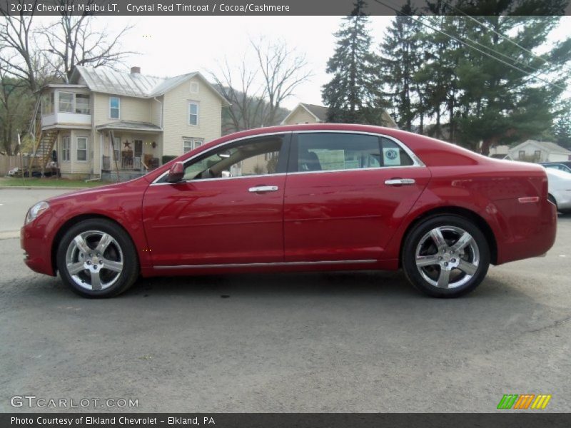 Crystal Red Tintcoat / Cocoa/Cashmere 2012 Chevrolet Malibu LT
