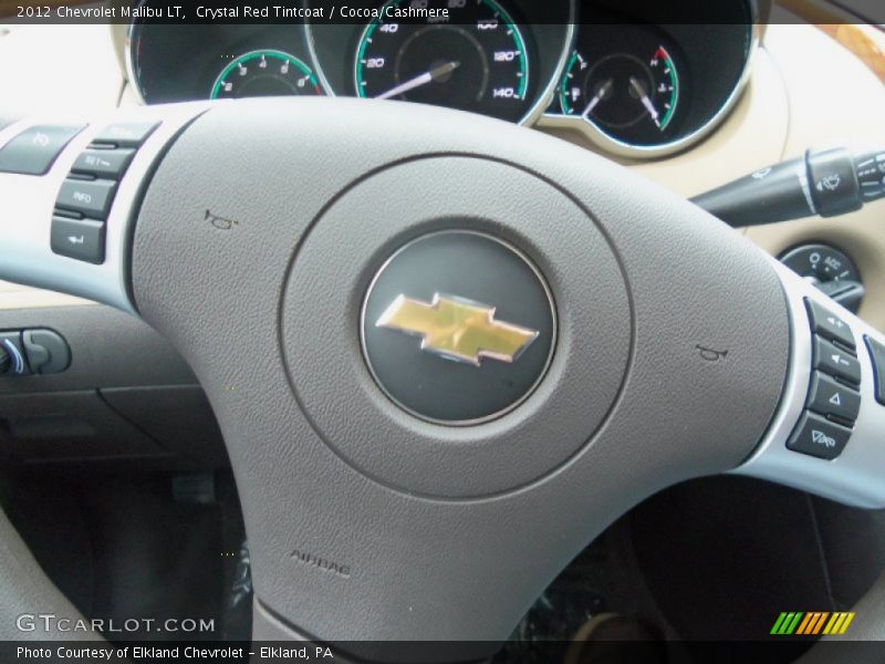 Crystal Red Tintcoat / Cocoa/Cashmere 2012 Chevrolet Malibu LT