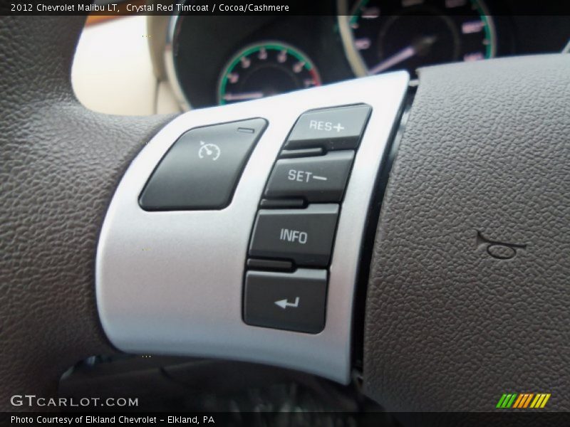 Crystal Red Tintcoat / Cocoa/Cashmere 2012 Chevrolet Malibu LT
