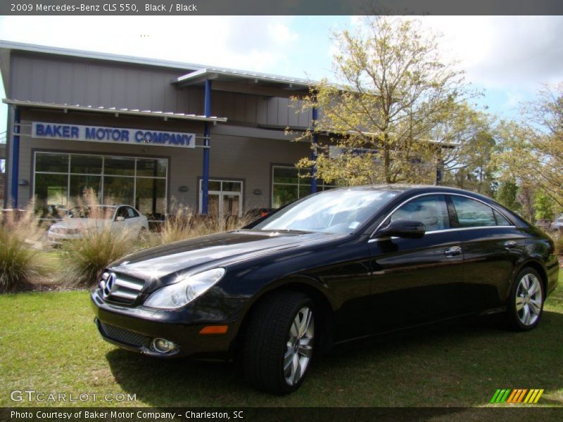 Black / Black 2009 Mercedes-Benz CLS 550