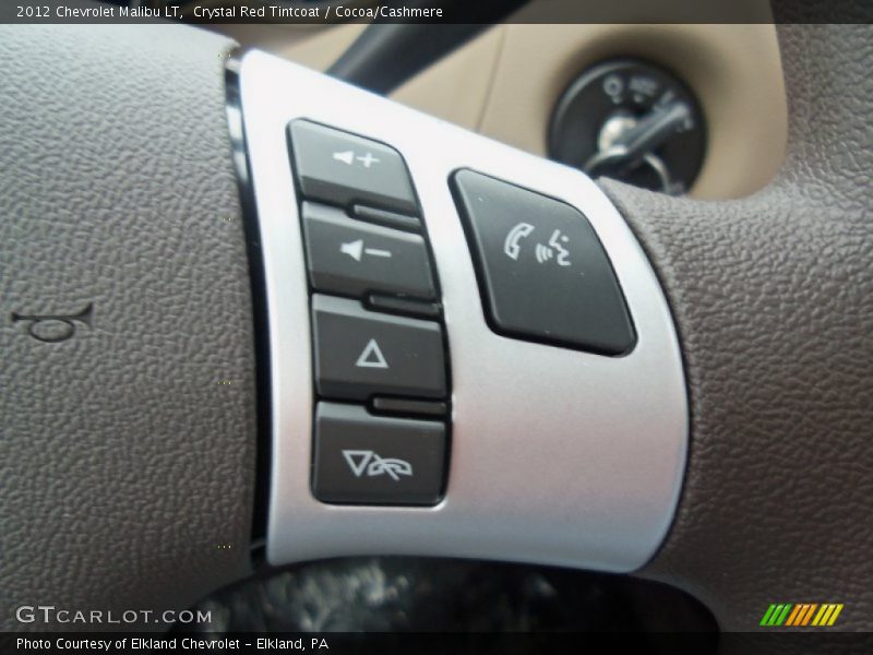 Crystal Red Tintcoat / Cocoa/Cashmere 2012 Chevrolet Malibu LT