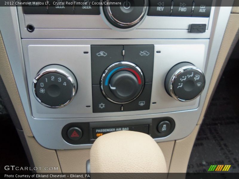 Crystal Red Tintcoat / Cocoa/Cashmere 2012 Chevrolet Malibu LT