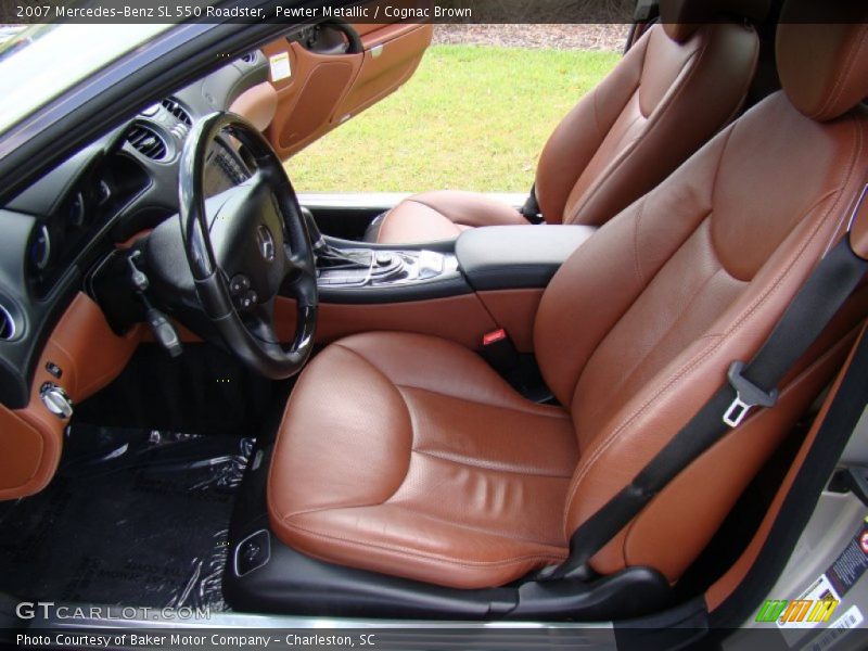  2007 SL 550 Roadster Cognac Brown Interior