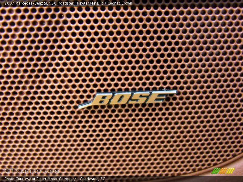 Pewter Metallic / Cognac Brown 2007 Mercedes-Benz SL 550 Roadster