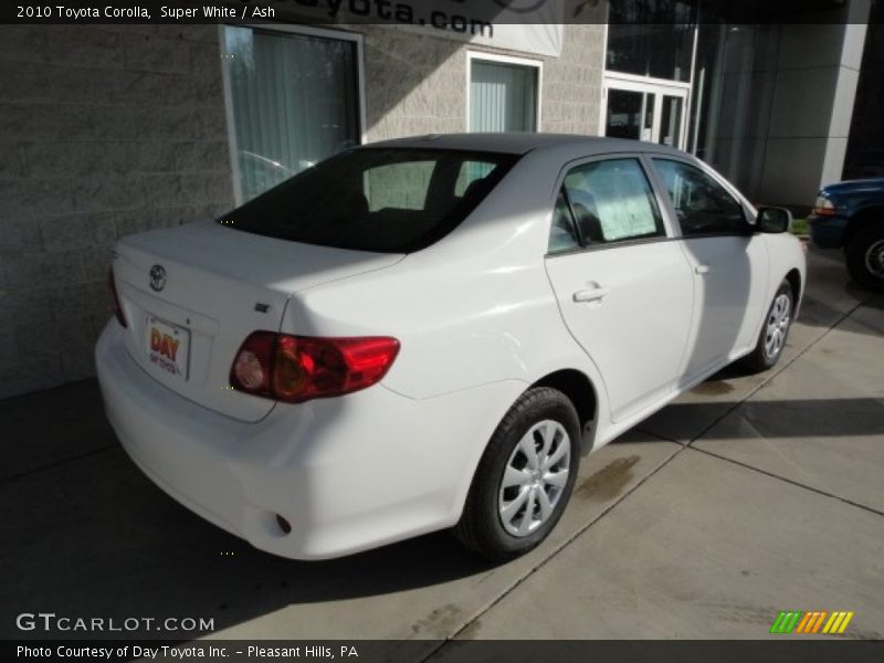Super White / Ash 2010 Toyota Corolla