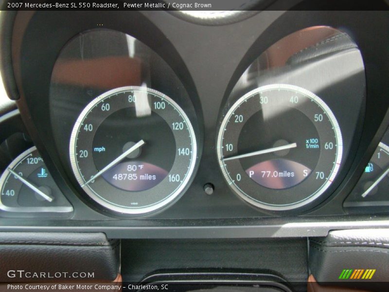 2007 SL 550 Roadster 550 Roadster Gauges