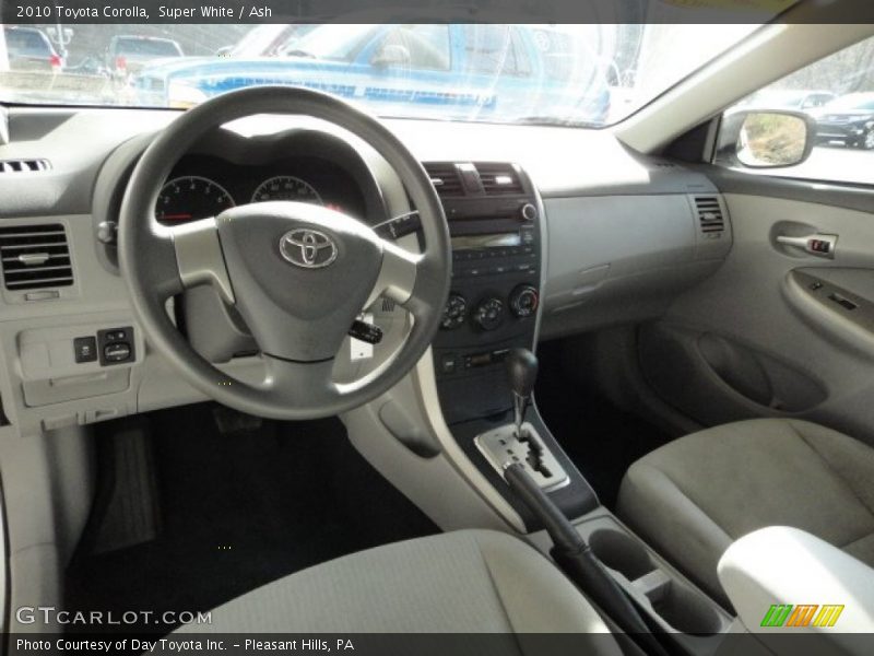 Super White / Ash 2010 Toyota Corolla