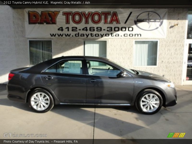 Magnetic Gray Metallic / Ash 2012 Toyota Camry Hybrid XLE