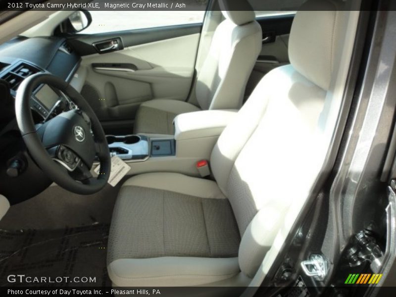 Magnetic Gray Metallic / Ash 2012 Toyota Camry Hybrid XLE