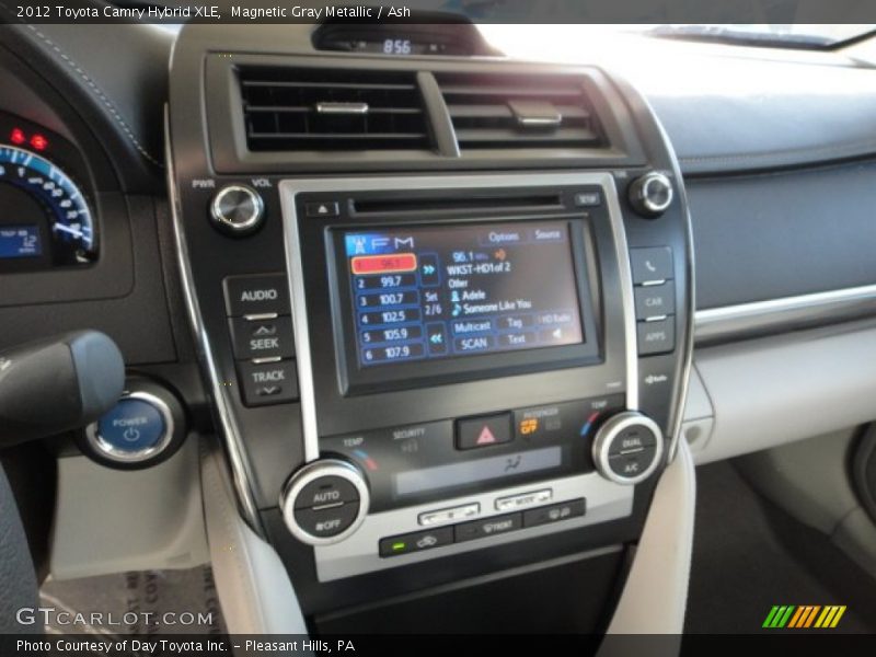 Magnetic Gray Metallic / Ash 2012 Toyota Camry Hybrid XLE