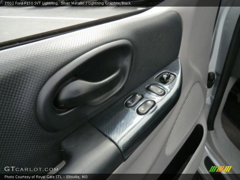 Silver Metallic / Lightning Graphite/Black 2001 Ford F150 SVT Lightning