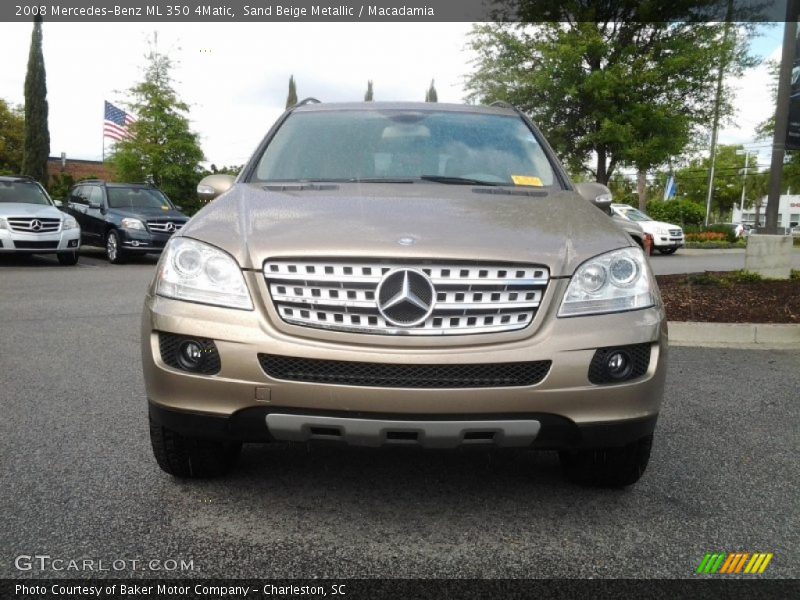 Sand Beige Metallic / Macadamia 2008 Mercedes-Benz ML 350 4Matic