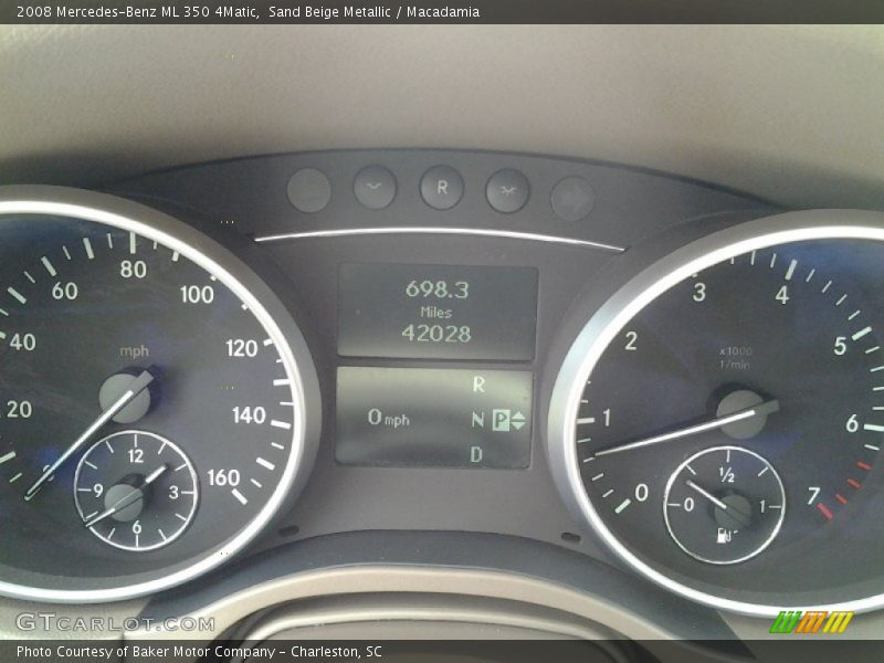 Sand Beige Metallic / Macadamia 2008 Mercedes-Benz ML 350 4Matic