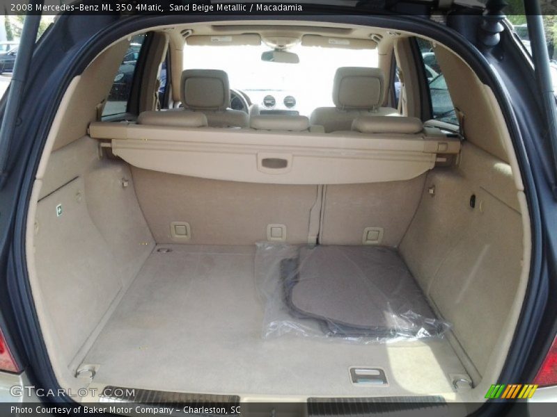  2008 ML 350 4Matic Trunk