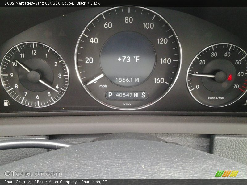 Black / Black 2009 Mercedes-Benz CLK 350 Coupe