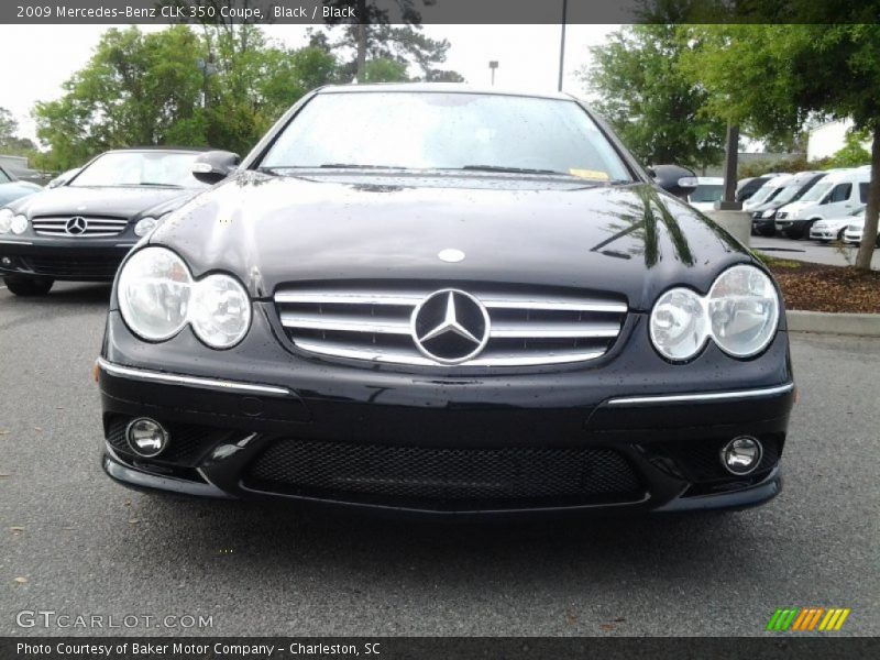 Black / Black 2009 Mercedes-Benz CLK 350 Coupe