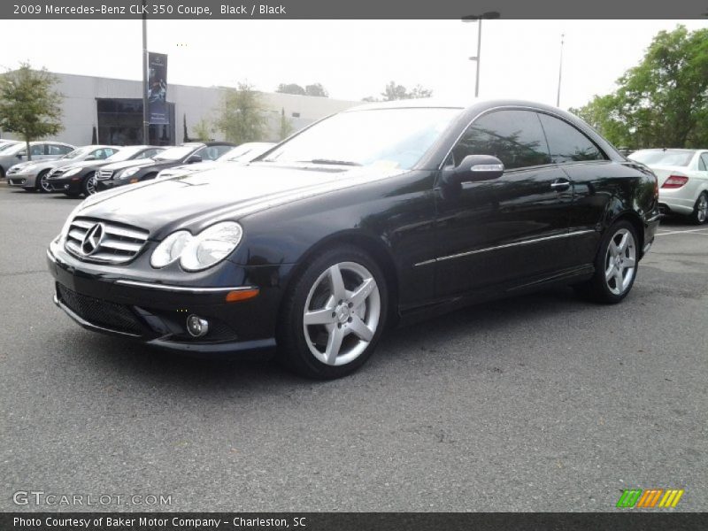Black / Black 2009 Mercedes-Benz CLK 350 Coupe