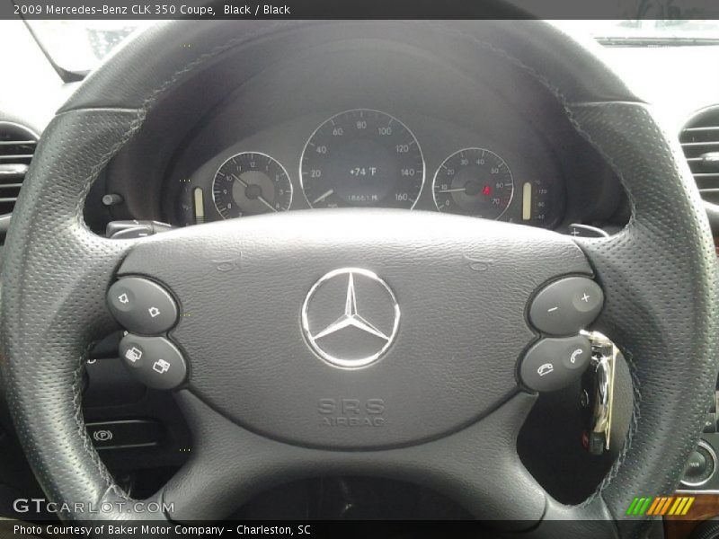 Black / Black 2009 Mercedes-Benz CLK 350 Coupe