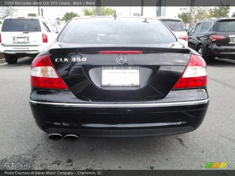 Black / Black 2009 Mercedes-Benz CLK 350 Coupe