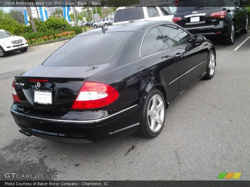 Black / Black 2009 Mercedes-Benz CLK 350 Coupe