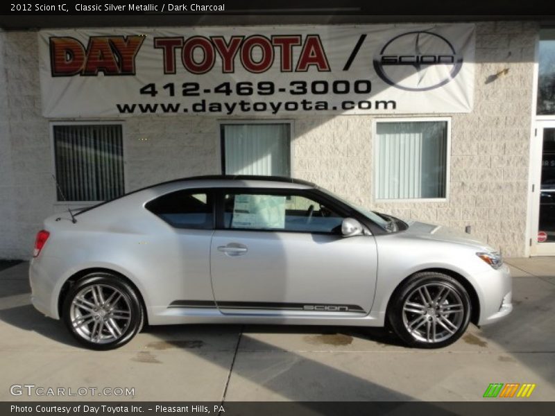 Classic Silver Metallic / Dark Charcoal 2012 Scion tC
