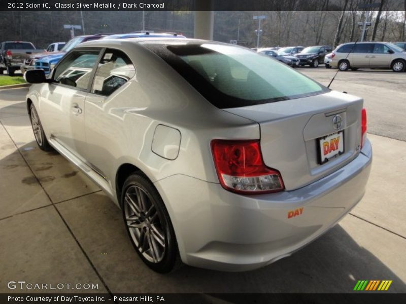 Classic Silver Metallic / Dark Charcoal 2012 Scion tC