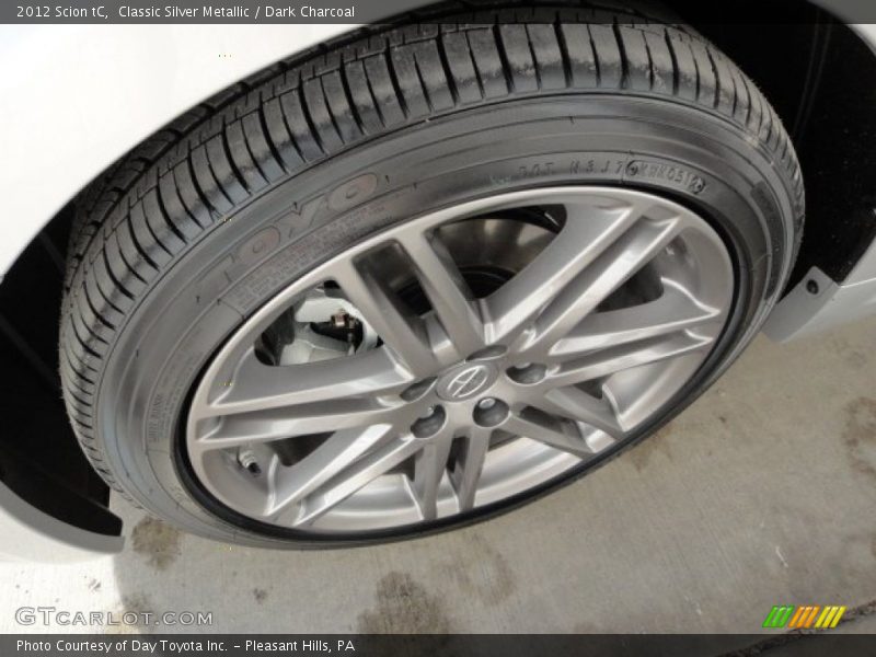 Classic Silver Metallic / Dark Charcoal 2012 Scion tC