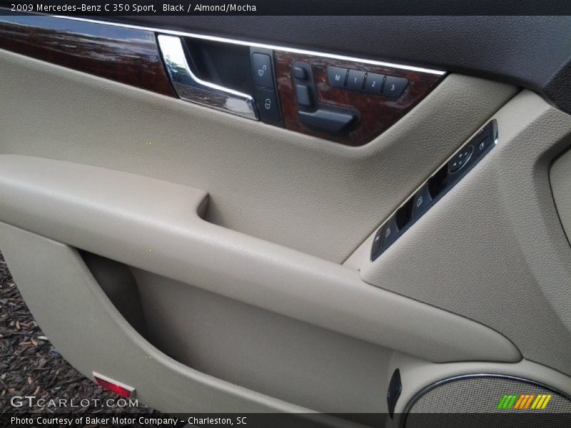 Black / Almond/Mocha 2009 Mercedes-Benz C 350 Sport