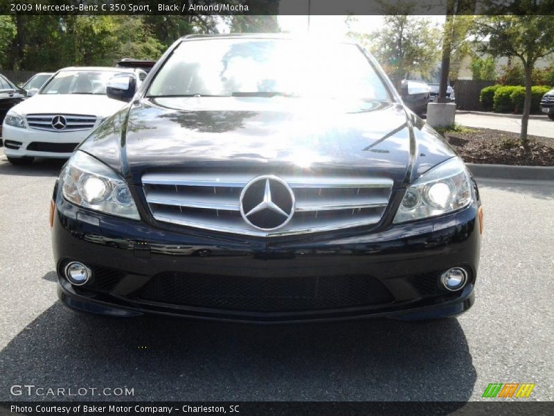 Black / Almond/Mocha 2009 Mercedes-Benz C 350 Sport