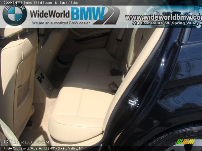 Jet Black / Beige 2009 BMW 3 Series 328xi Sedan