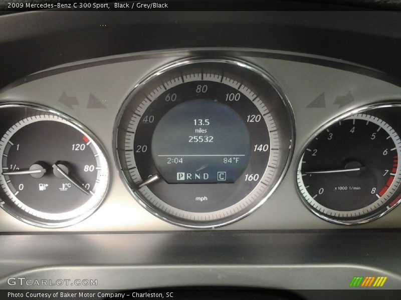Black / Grey/Black 2009 Mercedes-Benz C 300 Sport