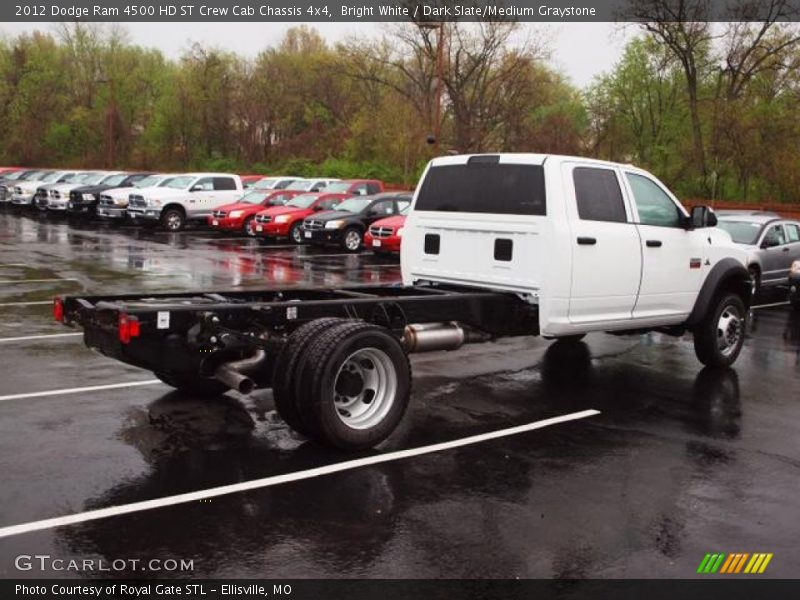 Bright White / Dark Slate/Medium Graystone 2012 Dodge Ram 4500 HD ST Crew Cab Chassis 4x4