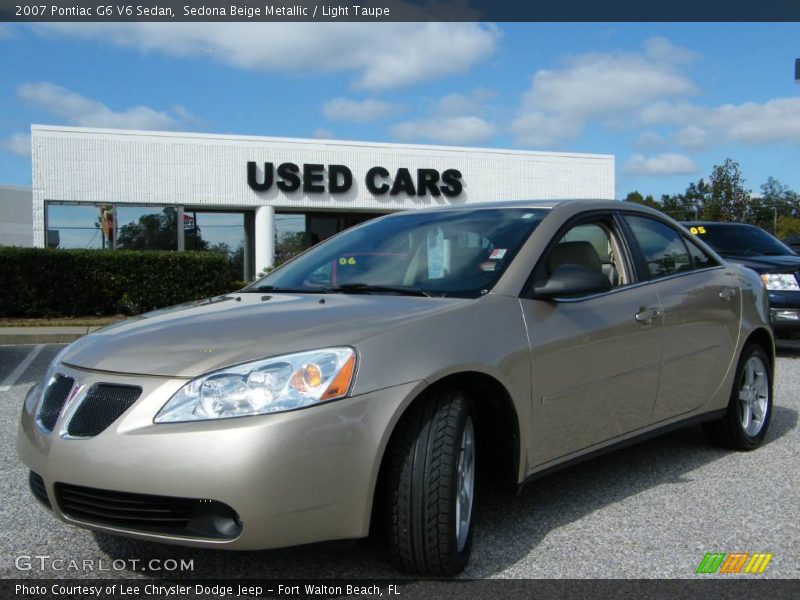 Sedona Beige Metallic / Light Taupe 2007 Pontiac G6 V6 Sedan