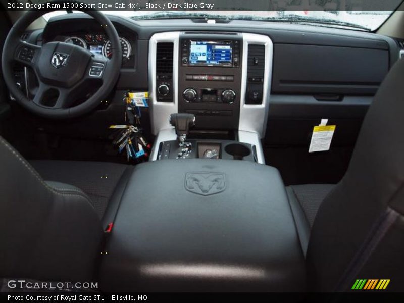 Black / Dark Slate Gray 2012 Dodge Ram 1500 Sport Crew Cab 4x4