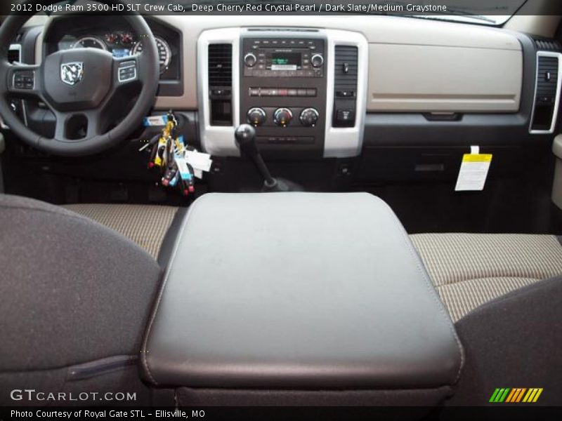 Deep Cherry Red Crystal Pearl / Dark Slate/Medium Graystone 2012 Dodge Ram 3500 HD SLT Crew Cab